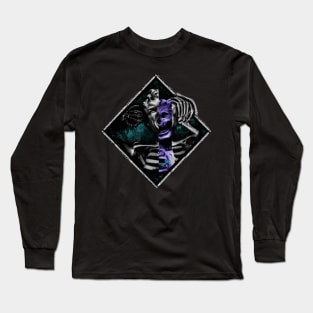 "Artcore" Glitch Art, abstract Sculpture Long Sleeve T-Shirt